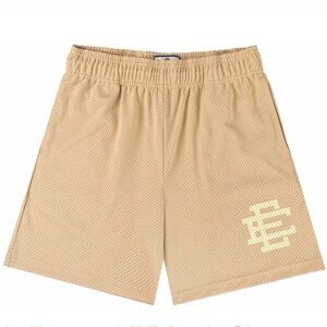 Eric Emanuel Beige and Cream EE Shorts